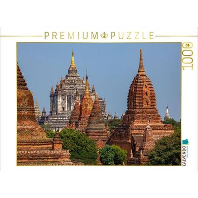 CALVENDO Puzzle Die Tempel von Bagan | 1000 Teile Lege-Größe 64x48cm Foto-Puzzle für glückliche Stunden