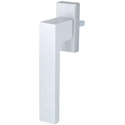MS Beschläge Design Fenstergiff Rasterolive Fensterbeschlag 7x35mm Vierkant Silber eloxiert F1