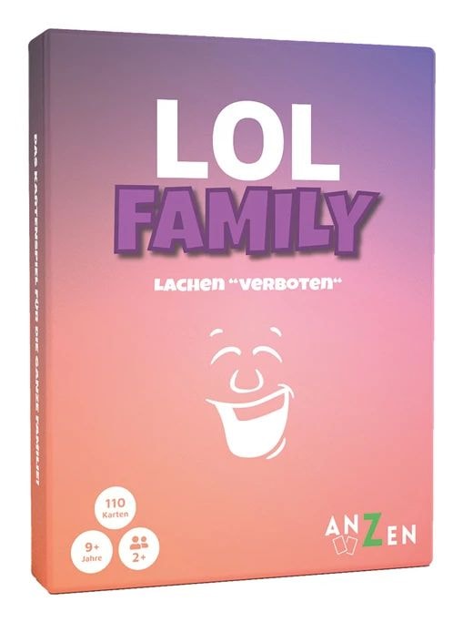 Anzen Kartenspiel bis zu 12 Spielern ab 8 Jahr(e) LOL Family - Lachen verboten 3157733