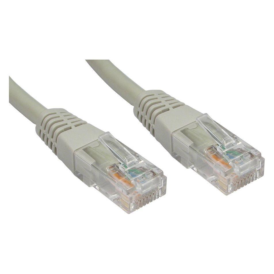 Cables Direct CDL 8m Cat6 Patch Cable - Grey (U/UTP, CAT6, 8 m) (ERT-608)