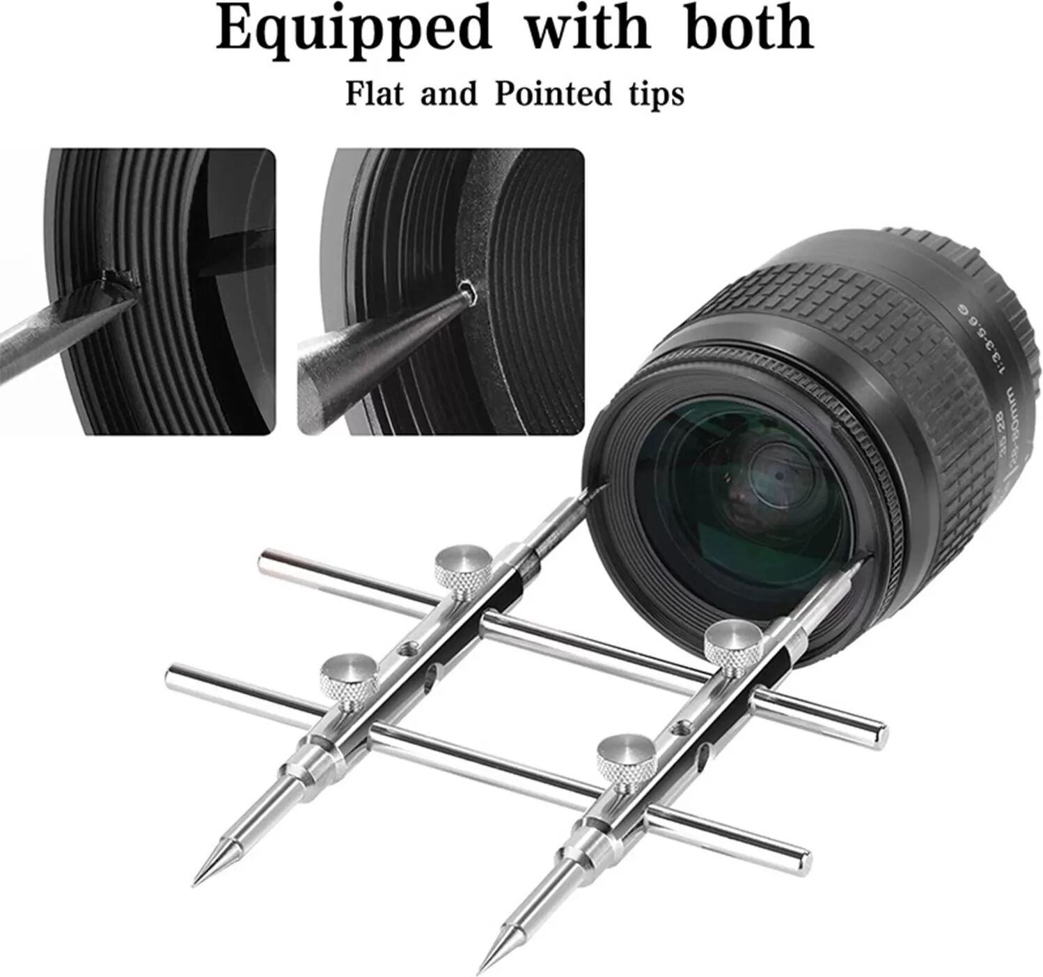 INF Accessoires pour appareils photo Outil d'objectif à tête transversale