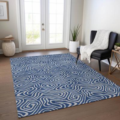 Addison Rugs Machine Washable Indoor/ Outdoor Modern Trance Chantille Rug