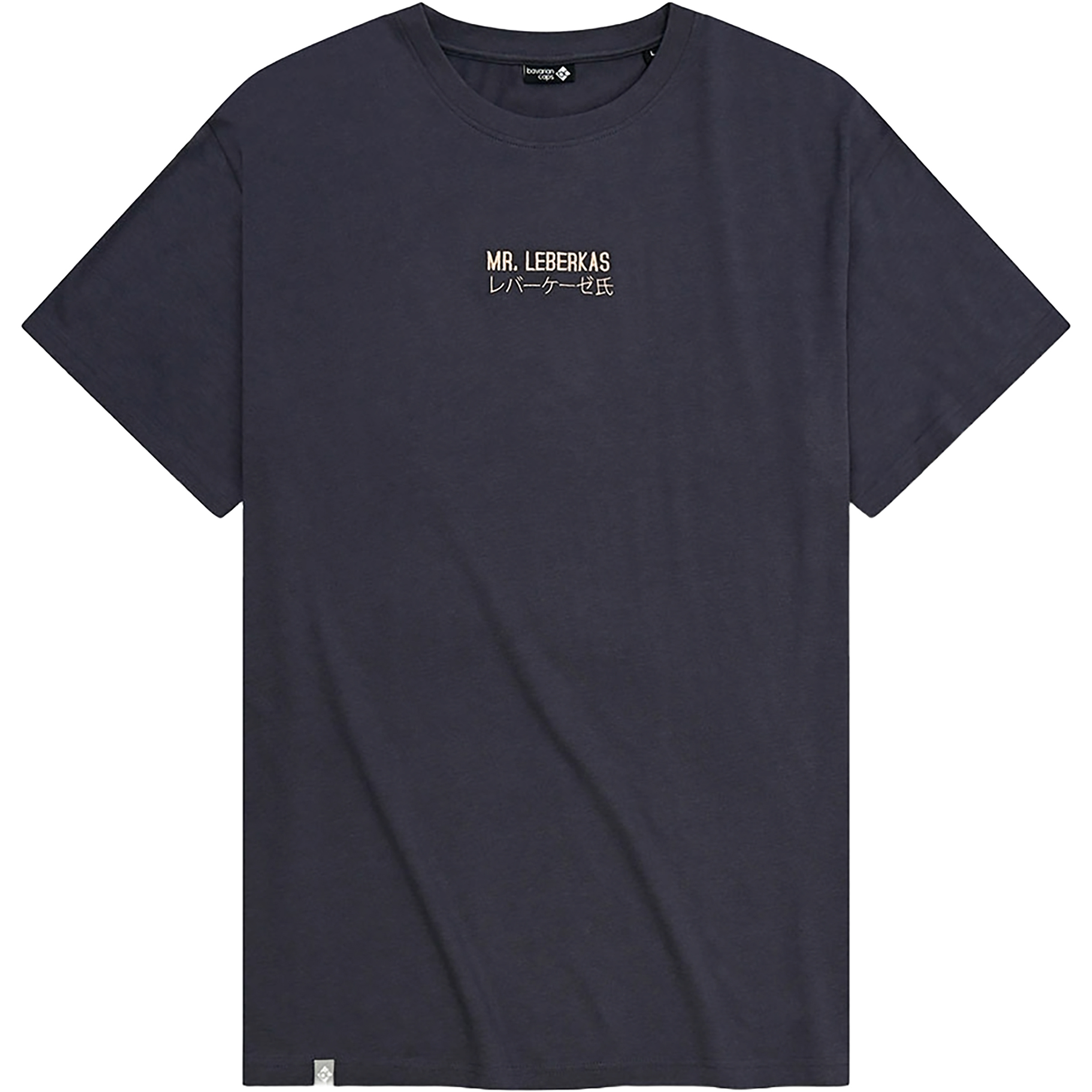 Bavarian Caps Mr. Leberkas Herren T-Shirts grau Größe M Lifestyle Hautfreundlich