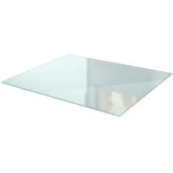 GLASBODENPLATTE für Kaminofen 80x60 cm – Milchglas Optik