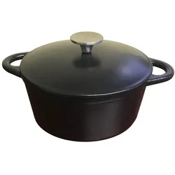 Baumalu Topf mit Deckel noir, Pfanne + Kochtopf, Schwarz
