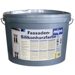 Mipa Fassadenfarbe Silikonharzfarbe weiss, 10Ltr.
