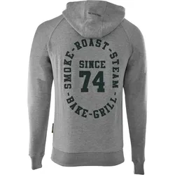 Big Green Egg Hoodie - Since 74 - Grau/Grün XL