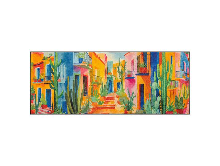 Fuß- & Sauberlaufmatte Casas de Colores 75 x 190cm Multicolor