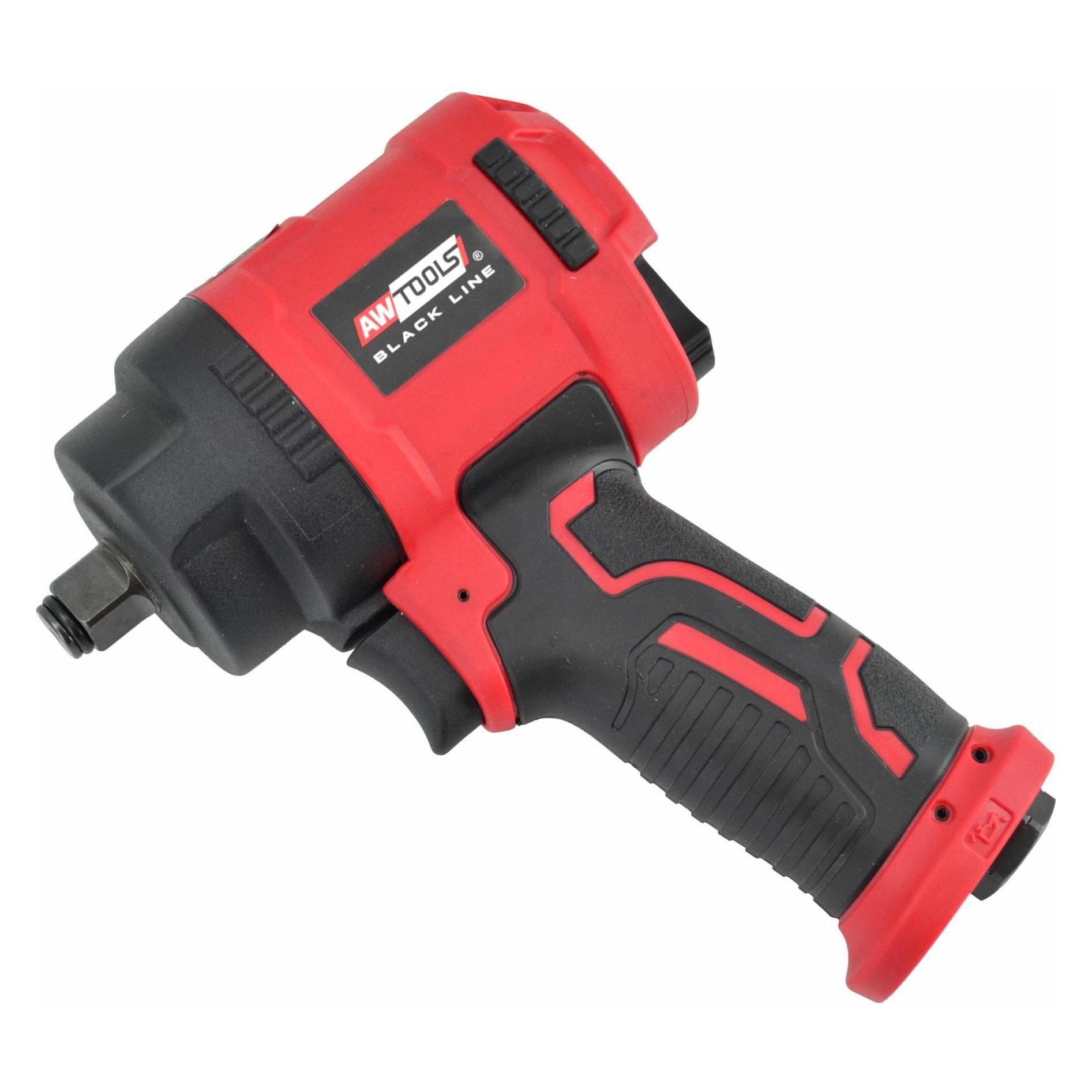 Awtools PNEUMATISCHER SCHLAGSCHRAUBER 1/2 1200Nm MINI BLACK LINE (Schlagschrauber) (AW10341BL)