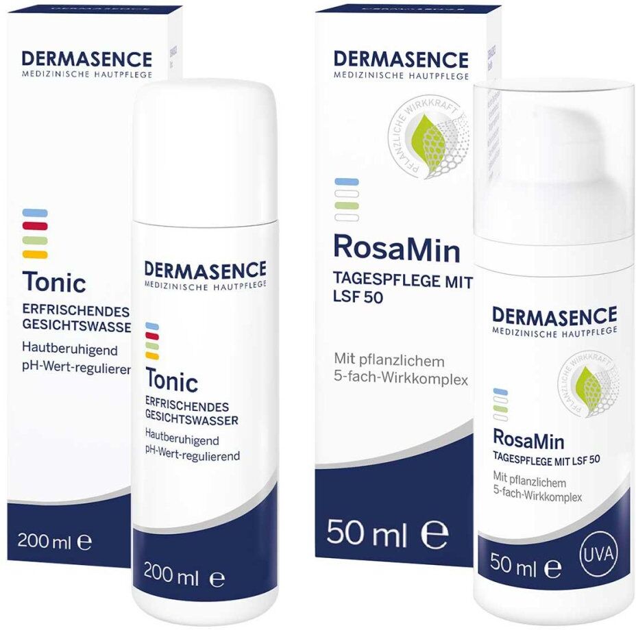 Dermasence Tonic 200 ml & RosaMin Tagespflege LSF50 50ml