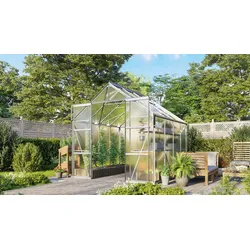 Vitavia Gewächshaus "Jamaika" inkl. Ready2Grow Zubehör-Set,aluminium eloxiert,6,7 m2
