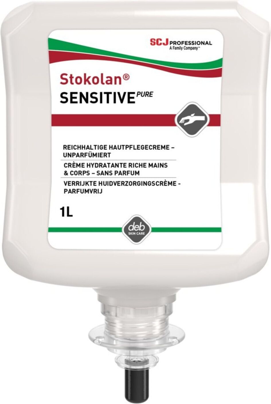 Stokolan Hautpflege Sen- sitive PURE 1L Kart. VE ; SC Johnson Professional (SSP1L)