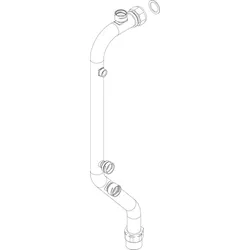 BOSCH Ersatzteil TTNR: 87186453900 Zuleitung Zuheizer