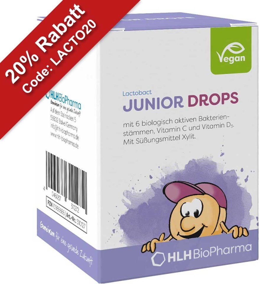 Lactobact JUNIOR DROPS Lutschtabletten