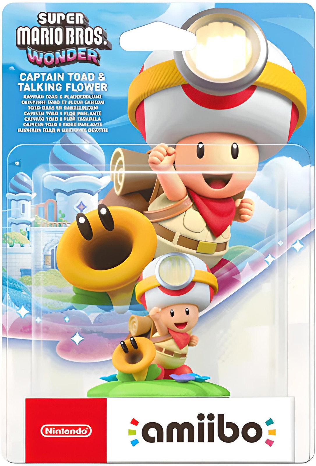 Nintendo Amiibo Figure Captain Toad & Flower Super Mario Collection