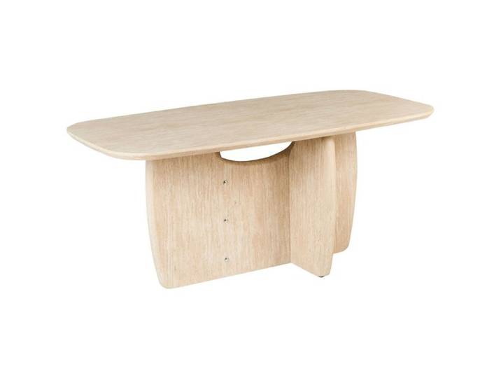 Table de repas TRAVERS Marron clair 180 cm 90 cm Bois