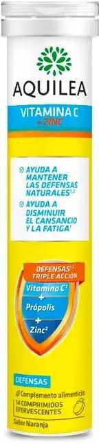AQUILEA Vitamina C Y Zinc Defensas Triple Acción