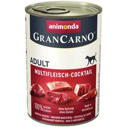 animonda Gran Carno Adult 400g Dose Hundenassfutter 6 x 400 Gramm Multifleisch-Cocktail