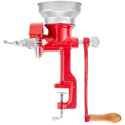Victoria Getreidemühle Manuelle Gusseiserne Handmühle Mahlen von Kaffee Mais Einstellbare, VIC-30032, Rot