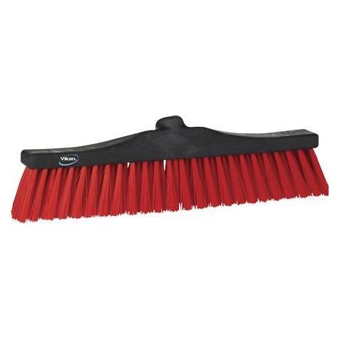 Vikan Flisekost 440 mm, stiv, sort. Effektiv på udendørs fliser. Passer til alle skafter med gevind (5705020020186)