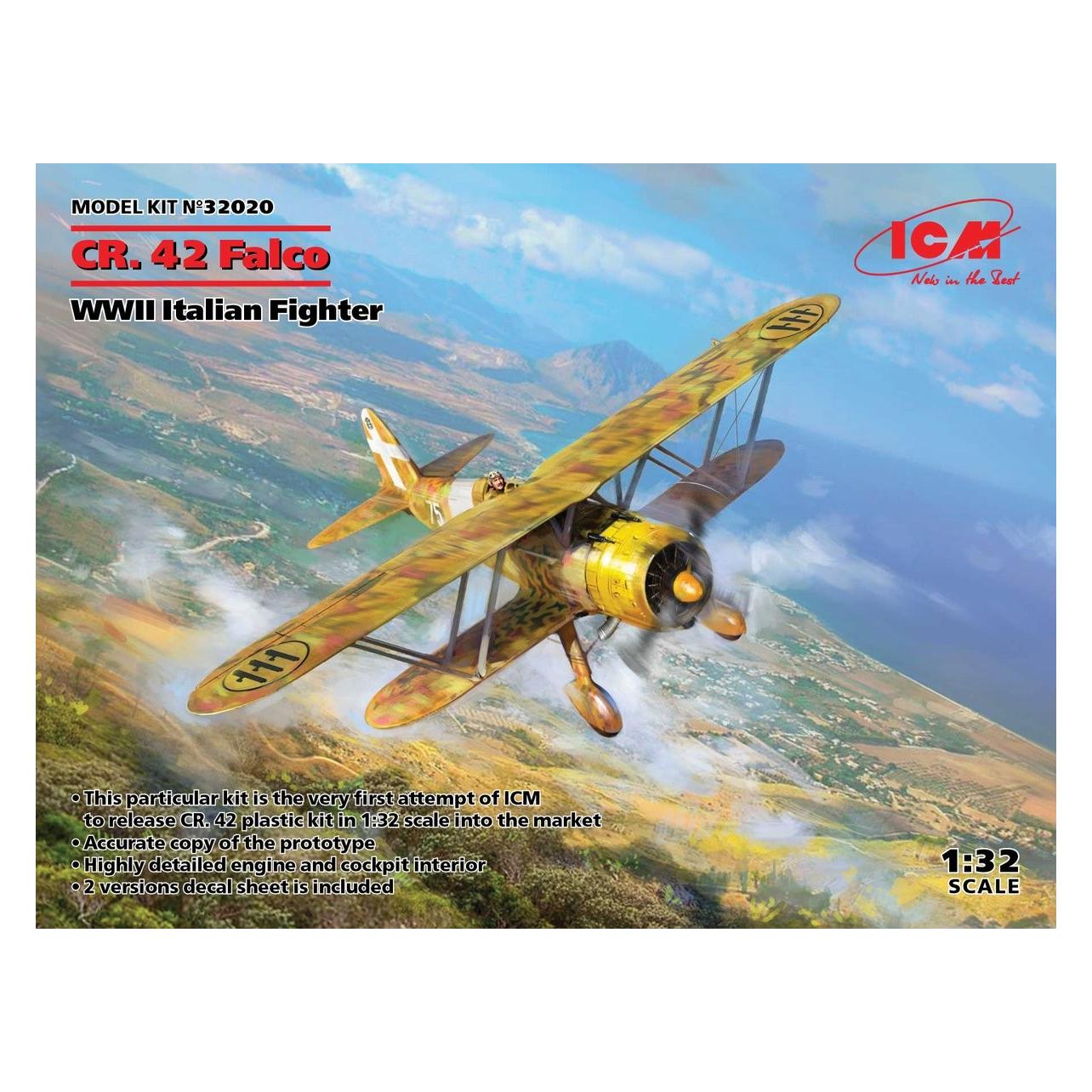 ICM CR. 42 Falco, WWII Italian Fighter (32020)