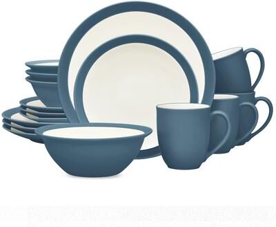 Noritake Colorwave 16-Piece Curve Dinnerware Set, Service for 4