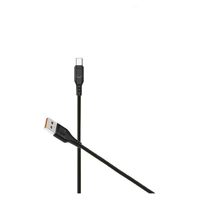 Denmen USB TYP-C KABEL SCHWARZ 2,4A 1M USB-C D01T (1 m) (35546165)