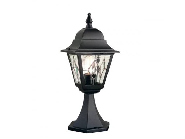 Elstead Norfolk - 1 Light Outdoor Sokkel Lantaarn Zwart IP43, E27