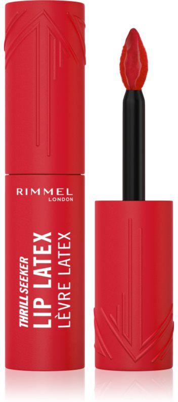 Rimmel Thrill Seeker Lip Latex liquid lipstick shade 400 Rimmel Red 6 ml