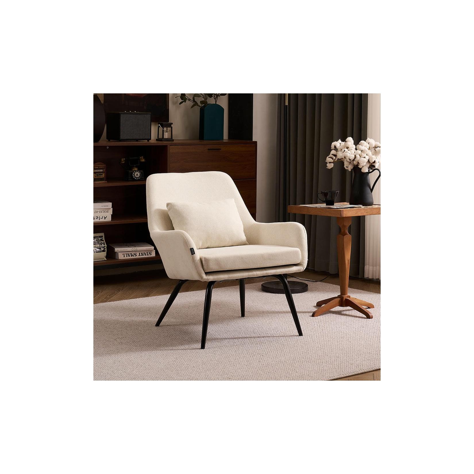 HOME DELUXE Sessel ORION - Weiß