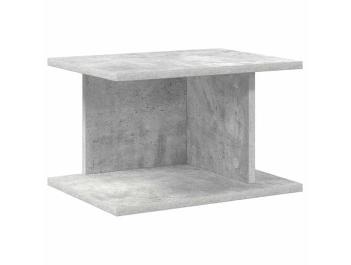 KUPTYERFG Nachttisch Beton Grau 40x30x25 cm Holzwerkstoff Beistelltisch Kompakter Beistelltisch für Schlafzimmer und Wohnzimmer mit viel Ablagefläche und pflegeleichter Oberfläche.