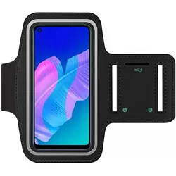 SmartFitness Huawei P40 Lite E Handy Sport Armband, Smartphone Sportarmband, Schwarz