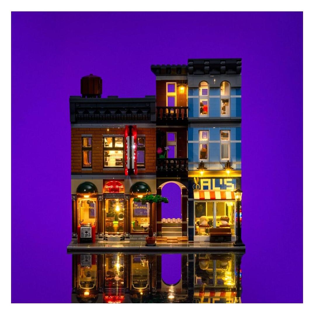 Light my bricks LMB 2.0 LED Licht Set für LEGO 10246 Detektiv-Büro (10246)