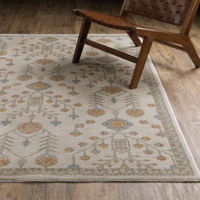 Style Haven Meadow Global Traditonal Beige/ Rust Area Rug
