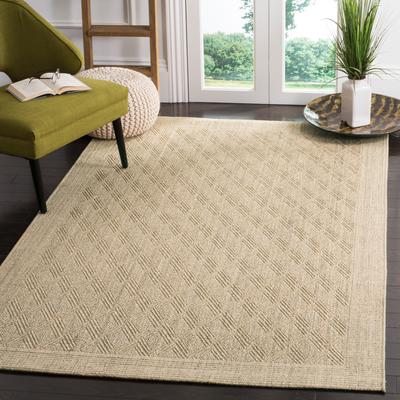 SAFAVIEH Palm Beach Tadako Trellis Sisal/ Jute Rug