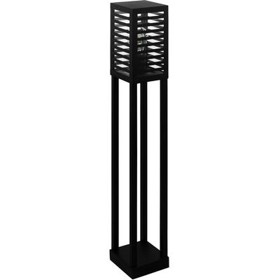 EGLO Stehlampe "ALAMONTE 3", schwarz, H: 100cm, 1 Stk., Leuchten, Stehleuchte in schwarz aus Alu, Stahl - exkl. E27 - 1X60W, Stehlampe