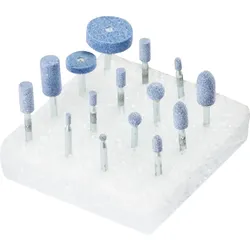 PFERD TOOLS TOUGH Schleifstift-Set 15-tlg. Schaft-Ø 3 mm CO80 für schwer zerspanbare Werkstoffe - 33920235