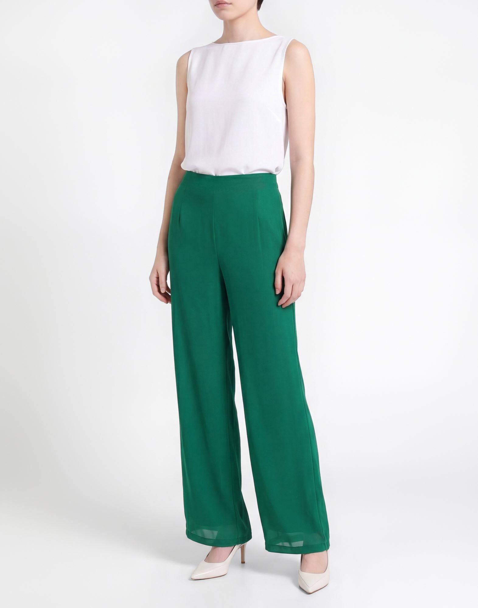 Atelier Legora Pantalones Mujer Verde 46 Mujer