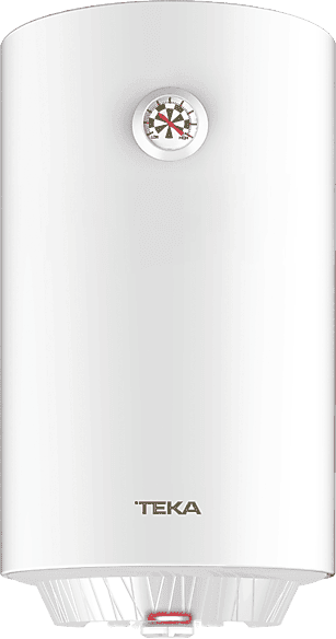 Termo eléctrico - Teka EWH 50 C, Capacidad 50L, Vertical, Tanque esmaltado en Zafire, IPX4, Blanco