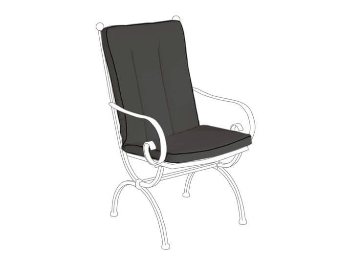 MBM Romeo Sitz-/Rückenkissen für Loungesessel