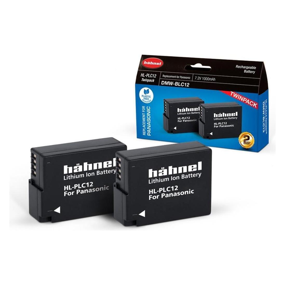Hähnel Hahnel HL-PLC12 Twin Pack Lithium-Ion (Li-Ion) 1000 mAh (Kamera Akku) (10001610)