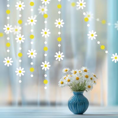 Multisell Products Hub Daisy Flag Flower Garland, StyleinsWind Children's Birthday Party Decoration, Hanging Ornament For Room Daisy Flag Flower Garland, StyleinsWind Children's Birthday Party Decoration, Hanging Ornament For Room