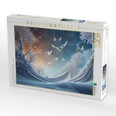 CALVENDO Puzzle Ein Motiv aus dem Kalender Vier Jahreszeiten Fraktale | 1000 Teile Lege-Größe 64x48cm Foto-Puzzle für glückliche Stunden