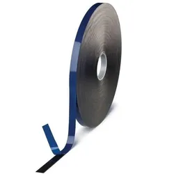 tesa ACXplus 7063 High Adhesion, 25mmx25m, 0,8mm, schwarz, blauer Folienliner