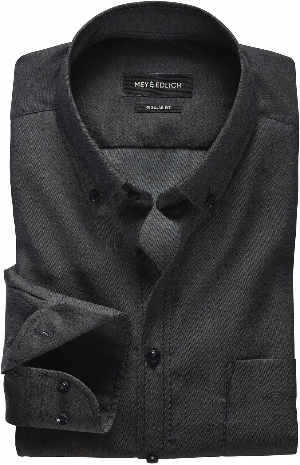 Mey & Edlich Iconic-Hemd Schwarz 38