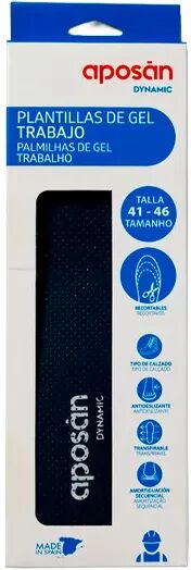 Aposán Plantillas de Gel Trabajo Talla 41-46