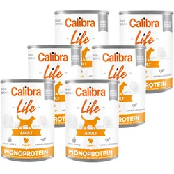 CALIBRA Dog Life Adult Pute mit Äpfeln 6x400g