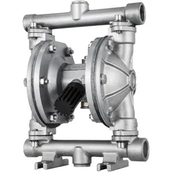 VEVOR Luftbetriebene Doppelmembranpumpe 11.4L/min(3GPM) mit 1,27 cm Einlass und Auslass