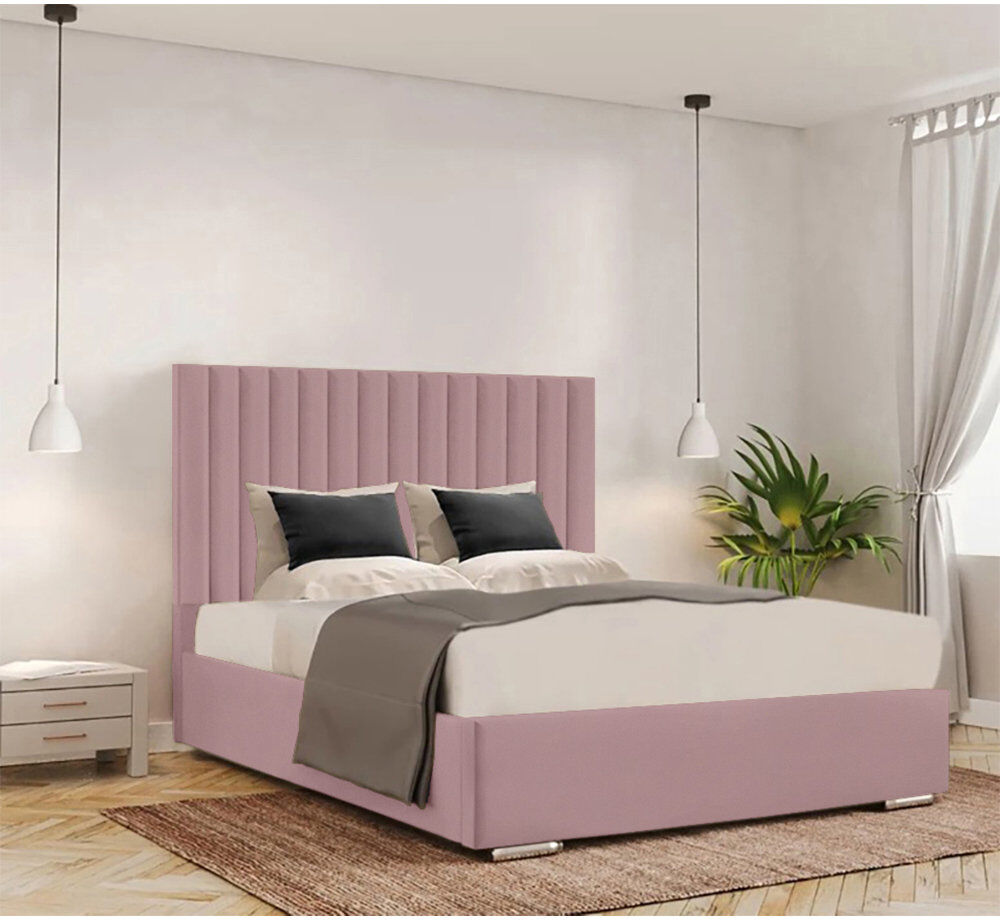 Ivy Bronx Celetha Bed Frame Lilac Double (4'6)