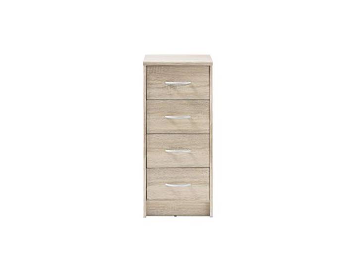 Stella Trading Kommode mit Schubladen, Eiche Sonoma Nachbildung, BxHxT 38x86x35 cm